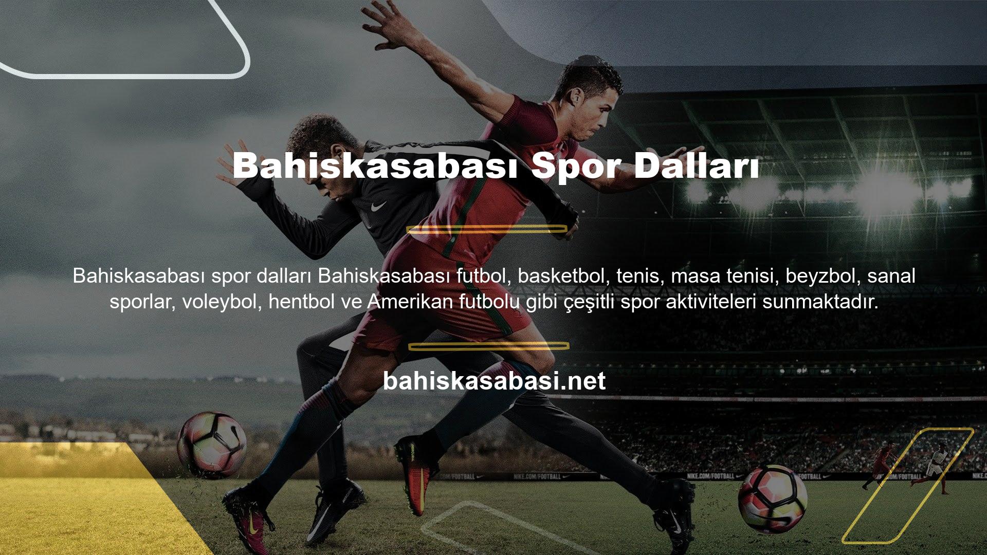 Birçok insan aşağıdaki sporları oynamayı sever